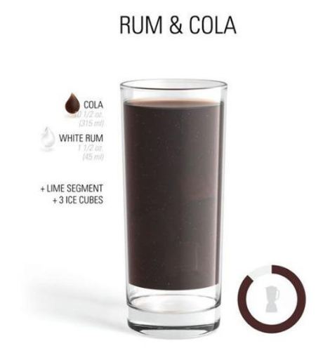 drink rum & coke